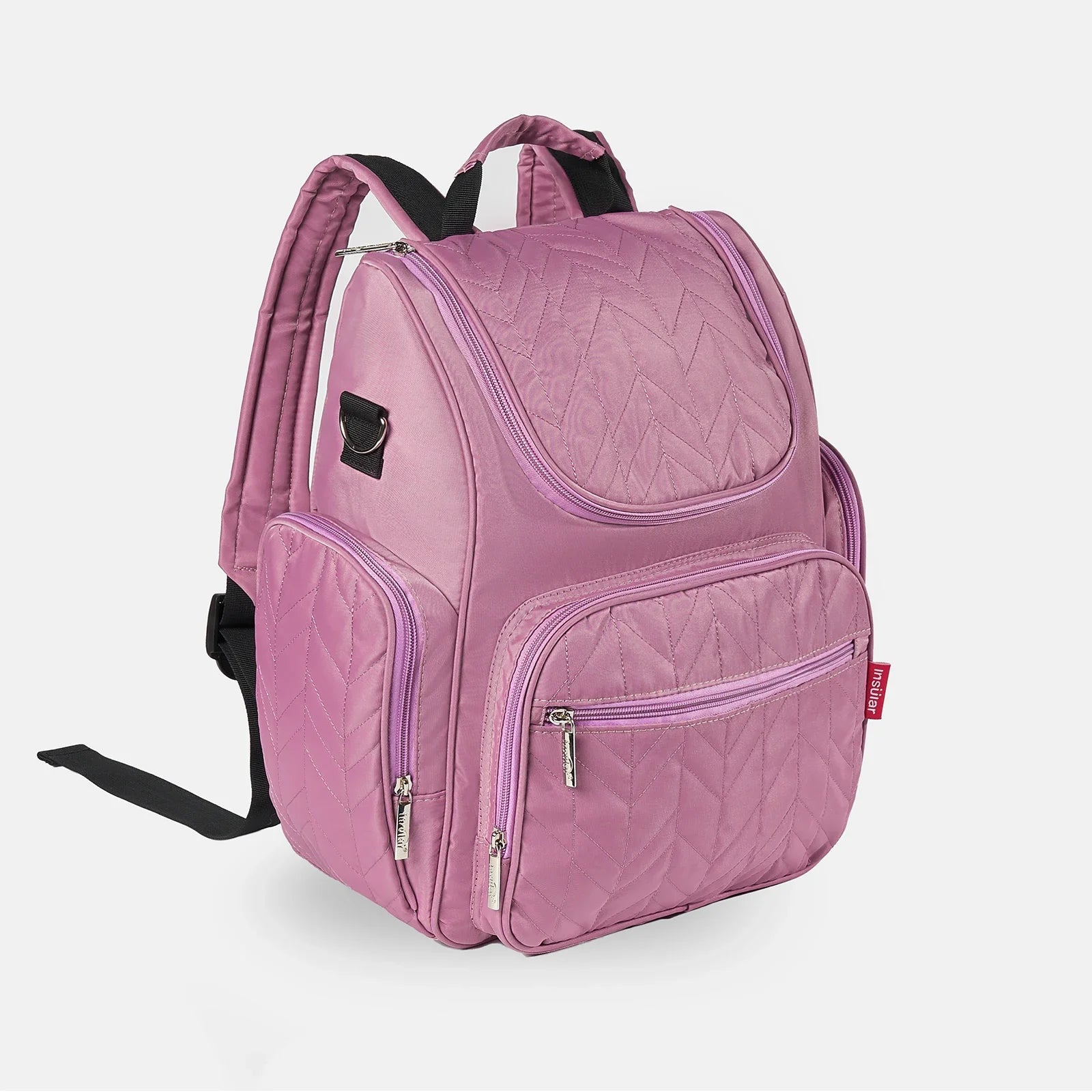 Large Capacity Nappy Backpack Diaper Bag Waterproof Multi Function With Stroller Hooks Model LCN01
