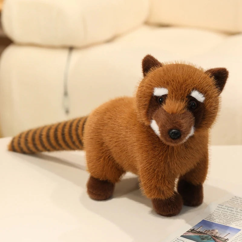 Hot 1pc 50cm Realistic Raccoon Stuffed Animal Doll - Cute Simulation Handmade Toy High Quality Lovely Kids Ornament Gift