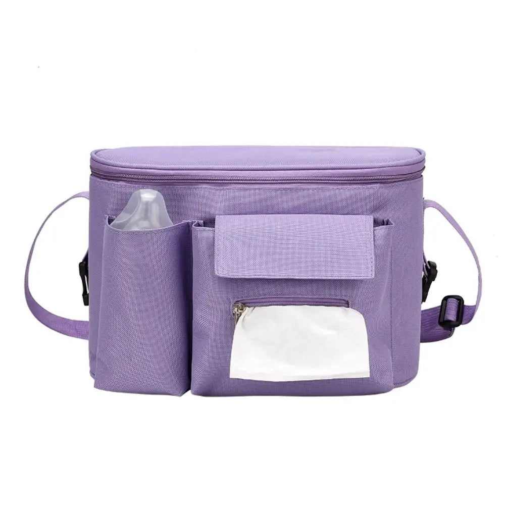 Multi Pocket Stroller Organizer Bag Large Capacity Diaper Bottle Stroller Hanging Bag Outdoor Travel Pram Storage Bag Mommy Bags