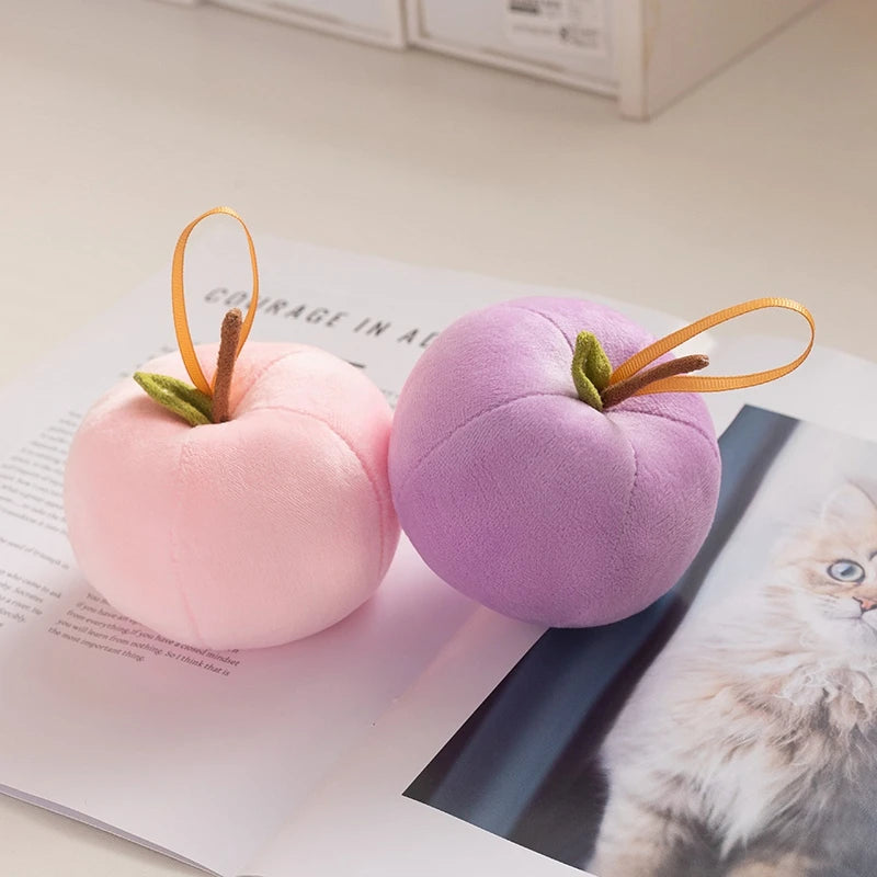 Delicate Cute Mini Apple Plush Toys Stuffed Colorful Lifelike Apple Pretty Hanging Fruit Toys Lovely Christmas Tree Decor