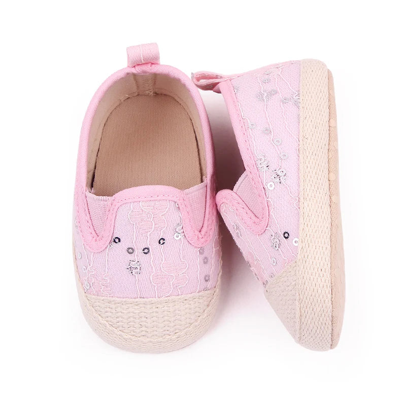 Springtime Learning Walkers 0-1 Years Old Boys and Girls Shoes with Soft Bottom Comfortable Footwear for Baby Playtime