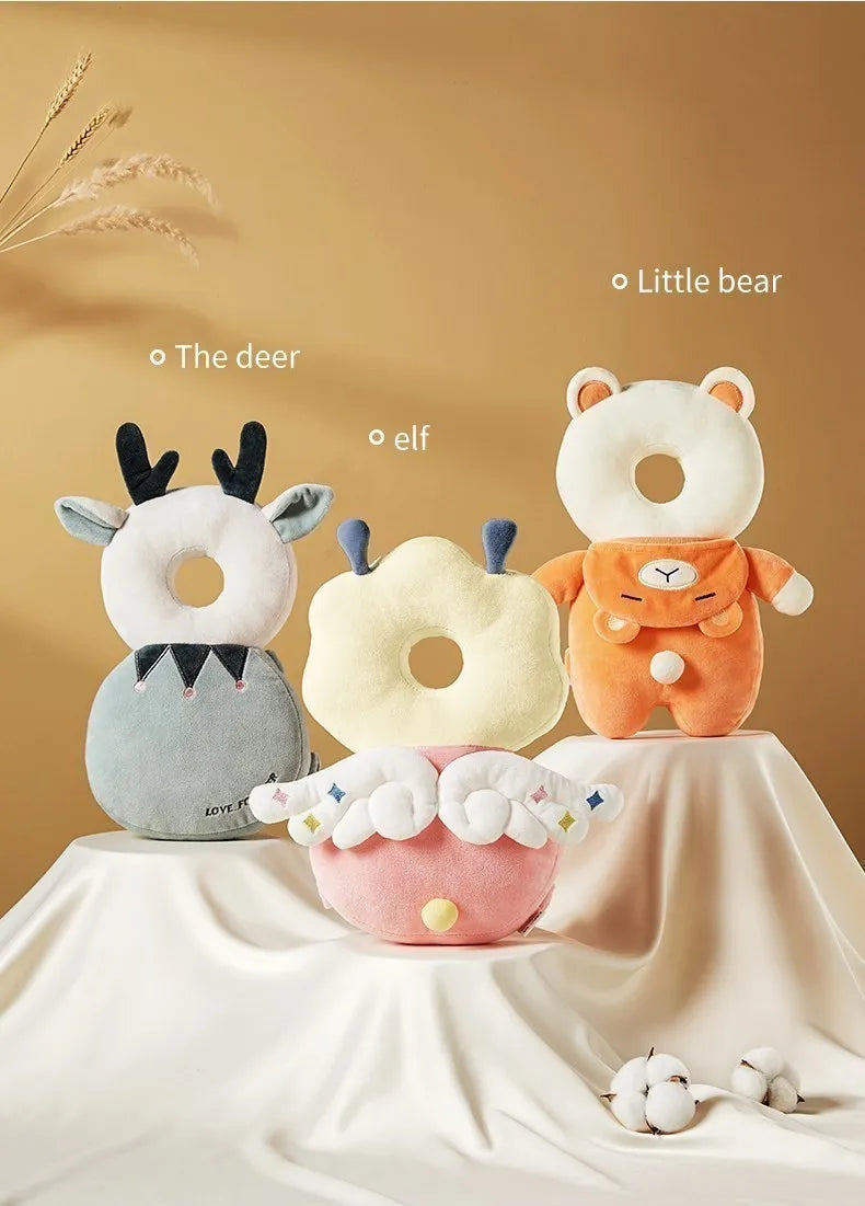 AIBEDILA Newborn Head Back Protector Baby Protect Pillow Learn Walk Headgear Prevent Injured Safety Pad prevention Fall Pillows