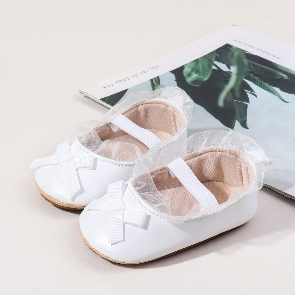 Little Girl Shoe 2025 Autumn New Style Best-selling Children's Sweet and Cute Princess Shoes for Ages 4-12 with Soft Soles