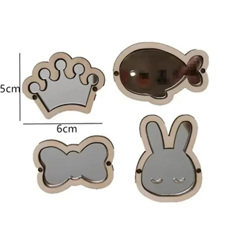 Montessori Busy Board Wooden Educational Toy for Children Gear and Hand Wheel Alarm Clock Mirror