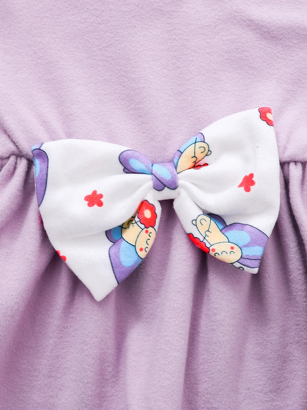 Baby Girl Spring Autumn Casual Butterfly Purple Top Floral Pants Two-Piece Set Infant Clothing Outfit