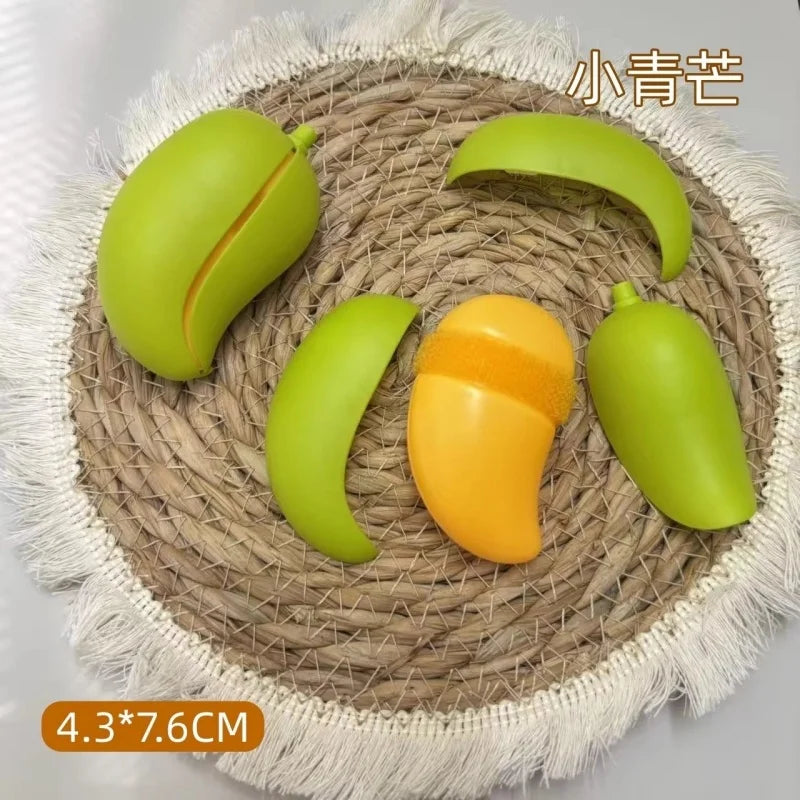Chechele Montessori Simulation Educational Toy Set For Pretend Play Food Vegetables Fruits Bread Model Che-122