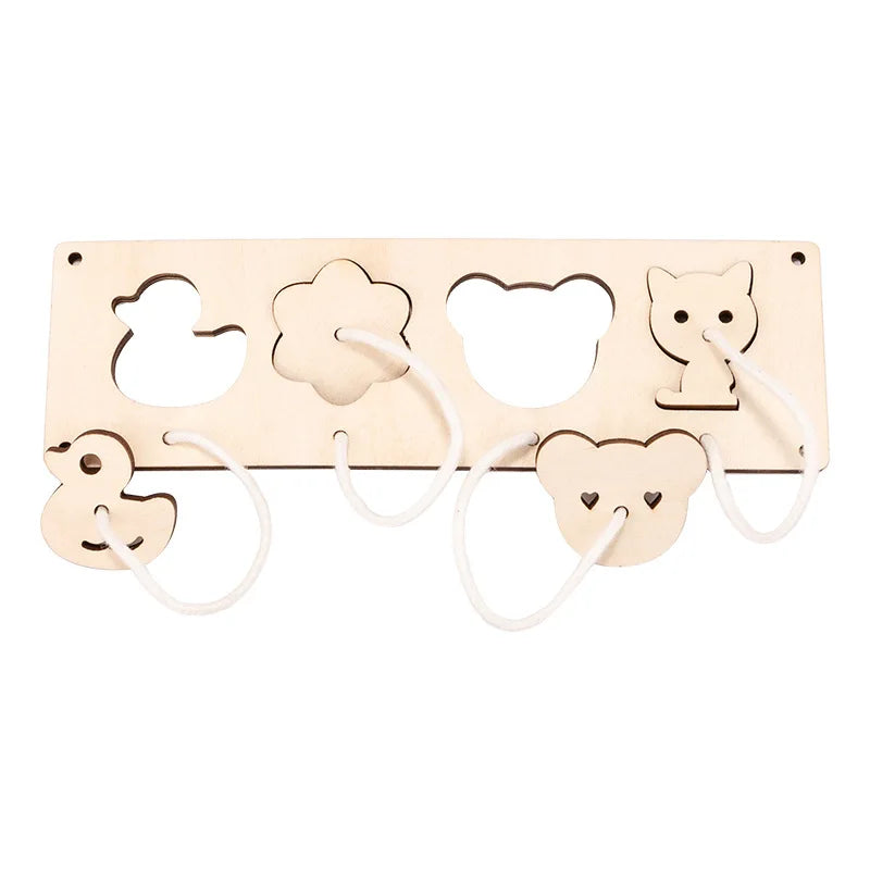Montessori Busy Board Accessories Wooden Toy for Educational Development and Hands on Learning