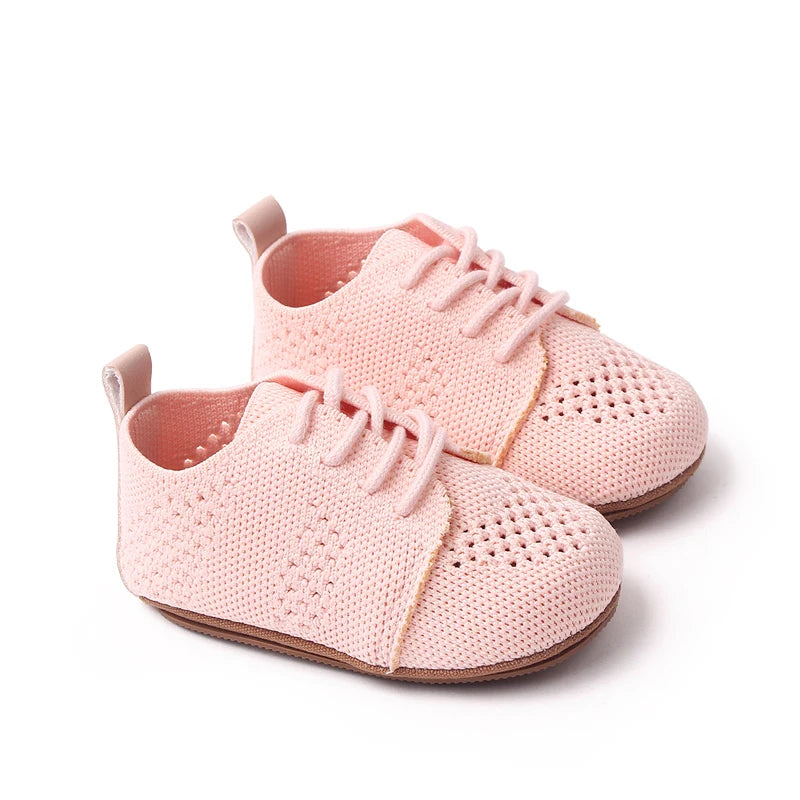 Spring Autumn Children's Mesh Sports Shoes Breathable Mesh Footwear Baby Shoes Casual Shoes 0-1 Years Old Soft Topped Baby Shoes