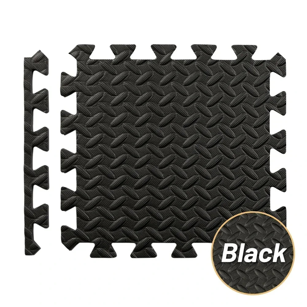Soft Foam Interlocking Carpet Tiles Non Slip Puzzle Floor Mats 1 To 20 Pcs For Home Gym And Baby Playroom