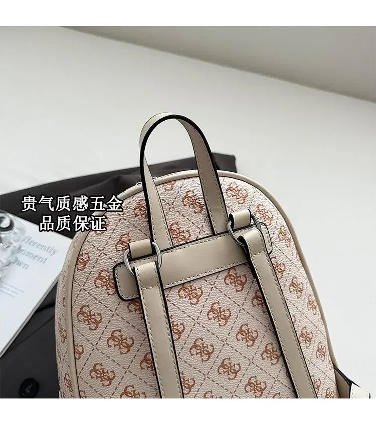 Elegant Leather Vintage Diaper Bag: Luxury Crossbody Handbag For Women With Designer Letter Logo And Large Tote Capacity