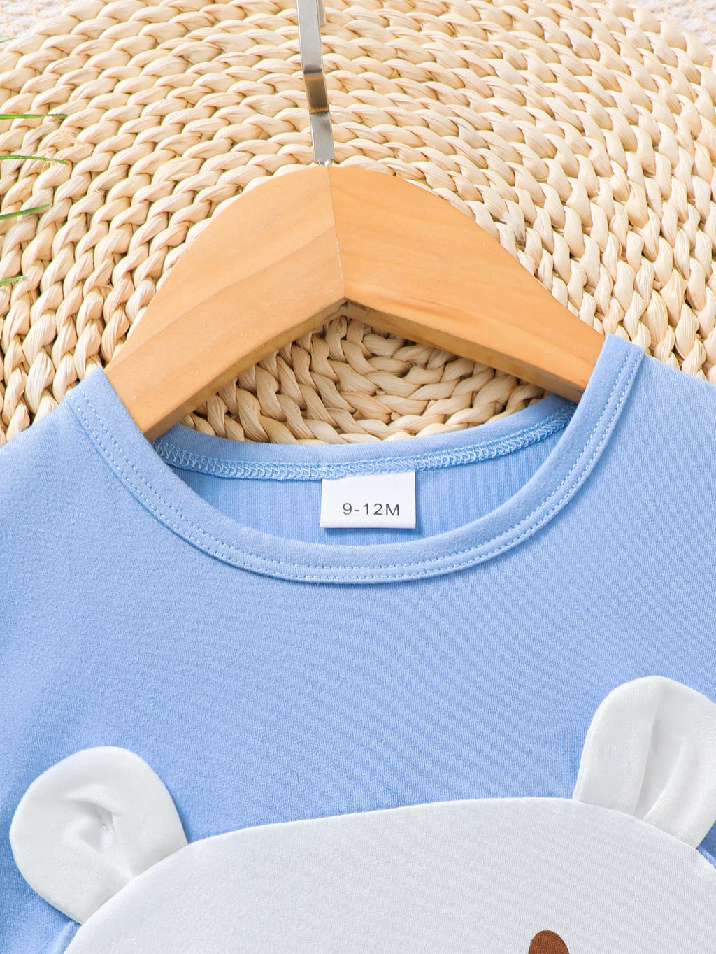 Summer Boys' Set Cartoon Cute Teddy Bear Printed Blue Top+Shorts 2Pcs/Set 0-3 Years old Sunny Handsome Boy baby Casual Set