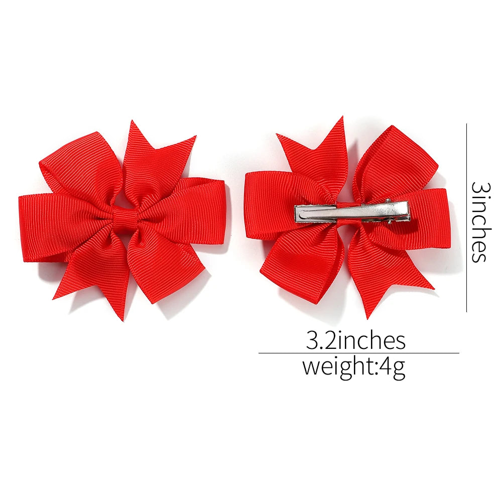 25/30/40/50/60Pcs 3inch Sunflower Hairclips for Children's Hair Accessories Wholesale Kids Baby Hairpin Girls Headclip