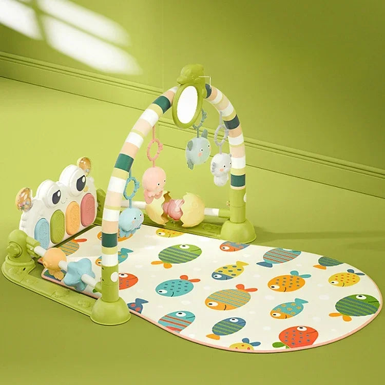 Baby Music Rack Play Mat Puzzle Carpet With Piano Keyboard Infant Playmat Gym Model BMR-PM01 Crawling Rug 0-12 Months