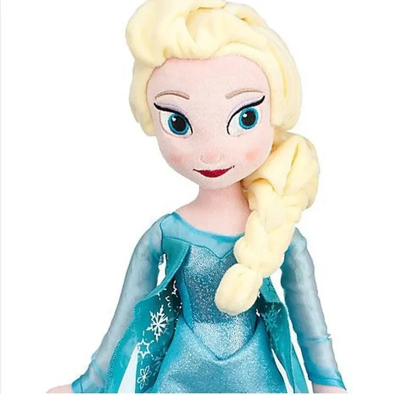 50cm Frozen Elsa Doll Princess Anna Elsa Plush Doll Elza Stuffed Kids Toys Halloween Birthday Gift