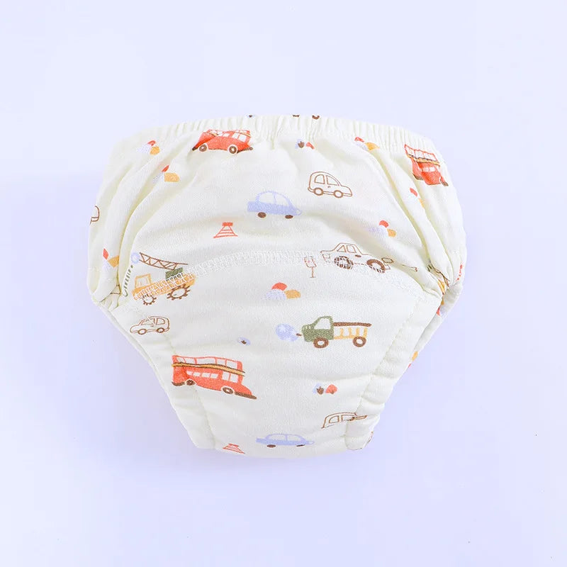 Newborn Training Pants Baby Cotton Shorts Print Washable Underwear babies Boy Girl Cloth Diapers Reusable Nappies Infant Pantie