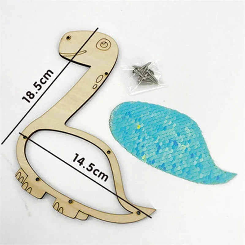 Busy Board Crib Pet Cradle Bottom Plate DIY Accessories Seesaw Switch Valve Wood Chips Square Round Educational Toy For Children