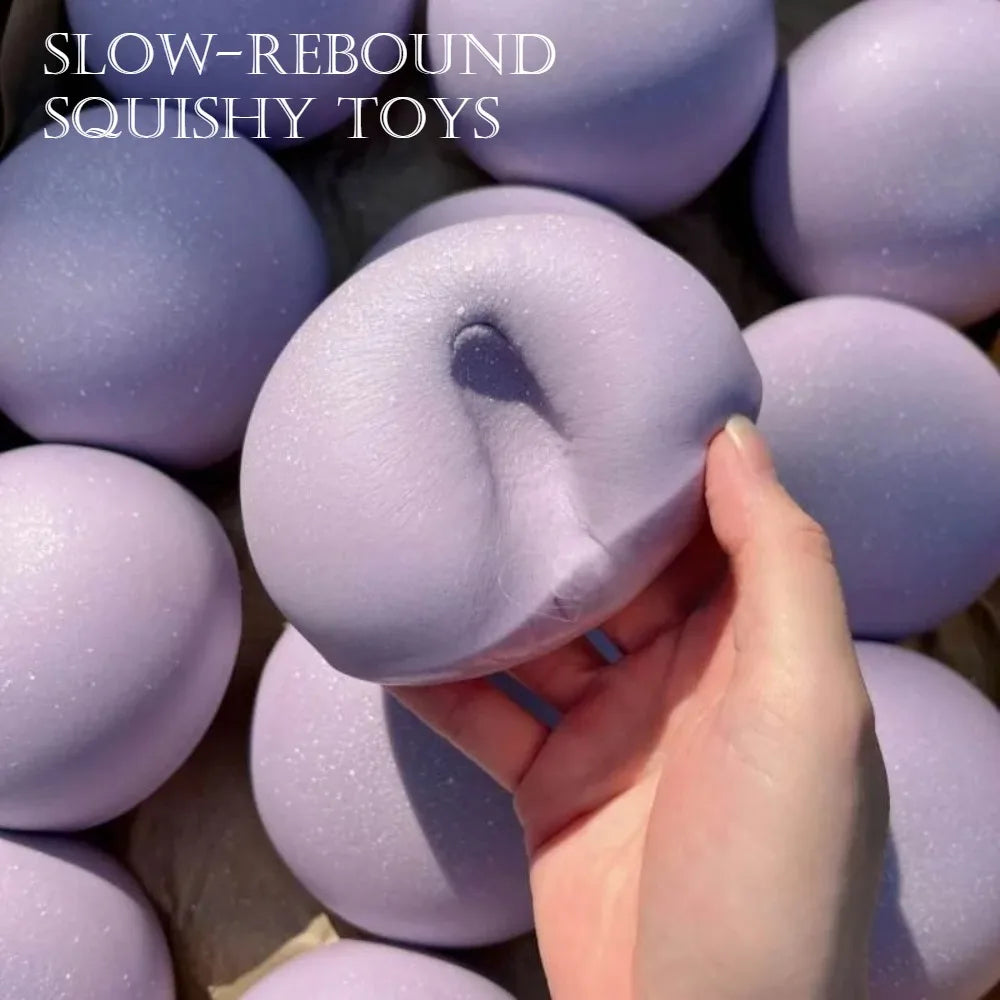 Squishy Simulated Bread Squeeze Toy Soft Stress Relief Slow Rising Sensory Fidget for Anxiety ADHD Autism Gifts for Kids Adults