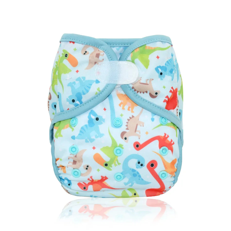 EezKoala One Size Cloth Diaper Cover Waterproof Reusable Pocket Diaper Hook Loop Closure