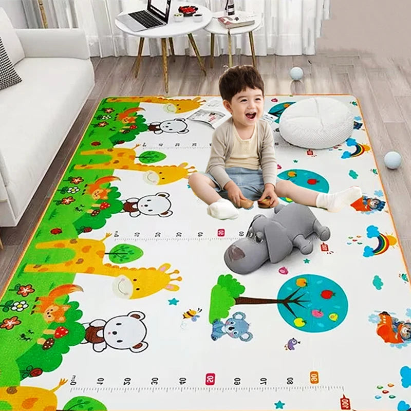Crawling Play Mats Double Sided Pattern Baby Activities Non-toxic EPE Baby Activity Gym Room Mat Game Mat for Children's Mat Rug