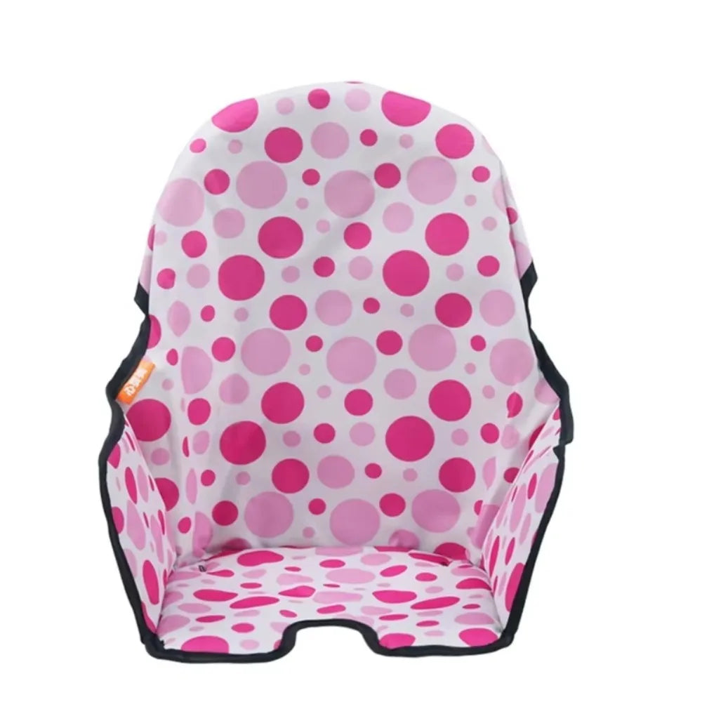 OOTDTY Baby High Chair Pad Breathable Seat Cushion Polka Dots Yellow Model PolkaDots