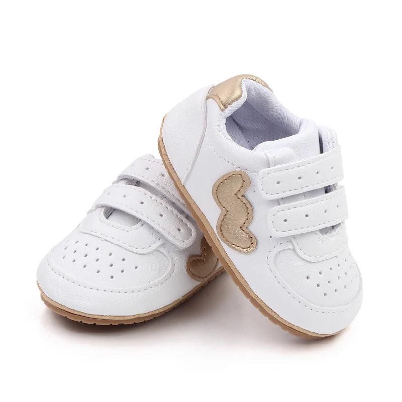 New Fashion Baby Shoes Spring and Autumn High Quality TPR Sole Anti-slip Water Proof Toddler Prewalking Outdoor Sneaker D2736