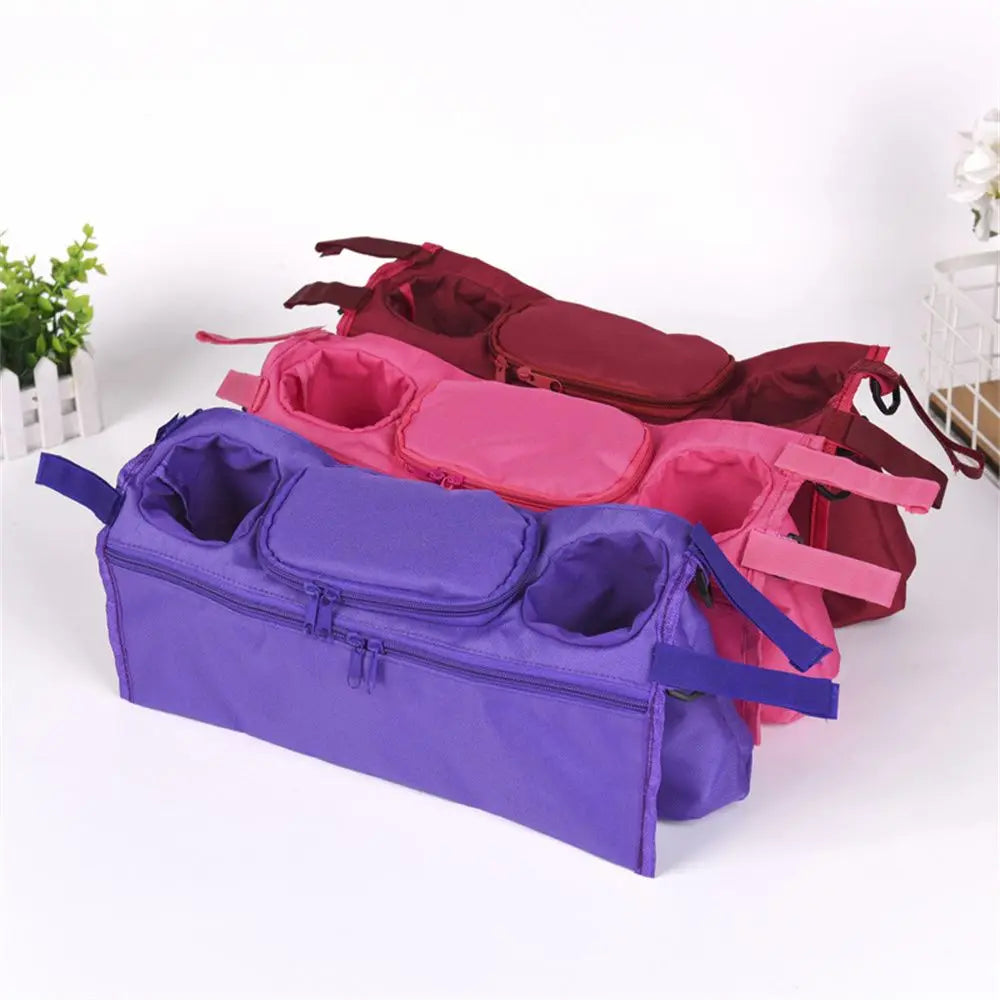 Wheelchair Storage Bag Stroller Accessories Baby Stroller Organizer Baby Pram Bottle Cup Holder Carriage Bag Infant Nappy Bags