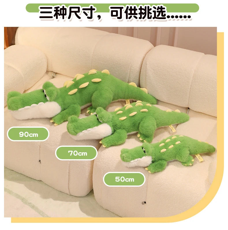 Soft Stuffed Animal Crocodile Doll Plush Toy Decorated  Plush Toy Pillow  Cartoon Crocodile  Birthday Gift For Children