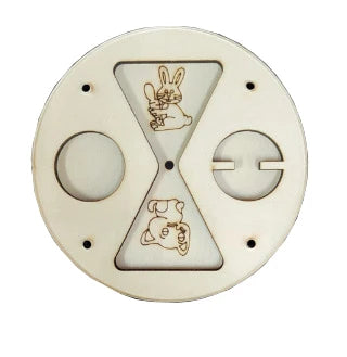 New Kindergarten Montessori Busy Board Hourglass Puzzles Educational Toy Model HGB01
