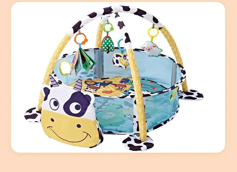 Baby Activity Fitness Frame Baby Crawling Mat Game Mat Multifunctional Early Education Fence Kids Activity Mat Gym Toys Gift