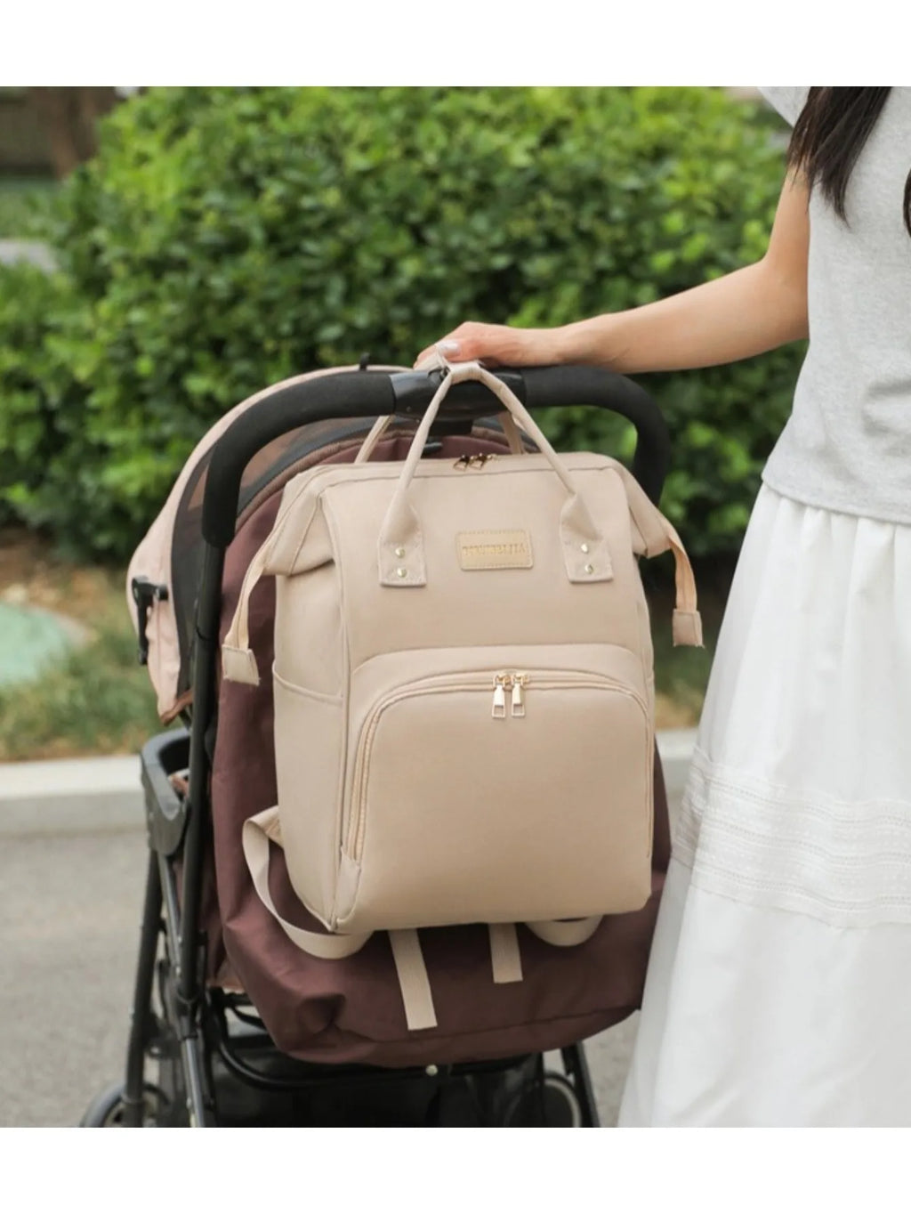Fashion High Quality Backpack Double Shoulder Mommy Bag Large Capacity Travel Bag for Mother and Baby