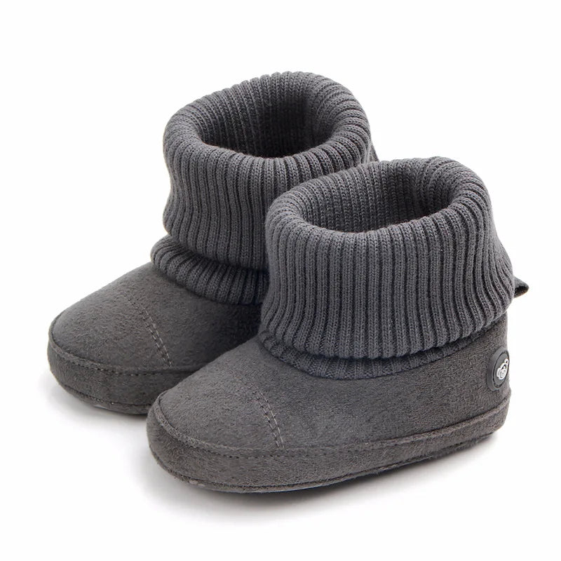 2024 New Fashion Baby Boots Soft Cotton Warm and Comfortable Classcial Style for Baby Boys and Girls 0-18 Months D0757 D0750