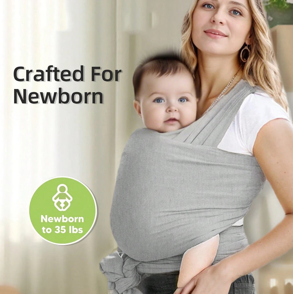 Baby Carrier Newborn 0-24 Months Adjustable Baby Sling Wrap Stretchy Carrier Belt Toddler Multifunctional Portable Warp