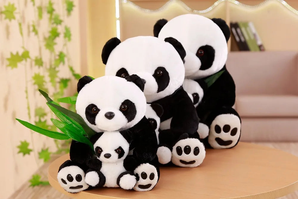 Hot Nice birthday Soft cloth Toy kids baby Lovely Bear Plush Panda Present Doll Stuffed Animals Cute Cartoon Pillow