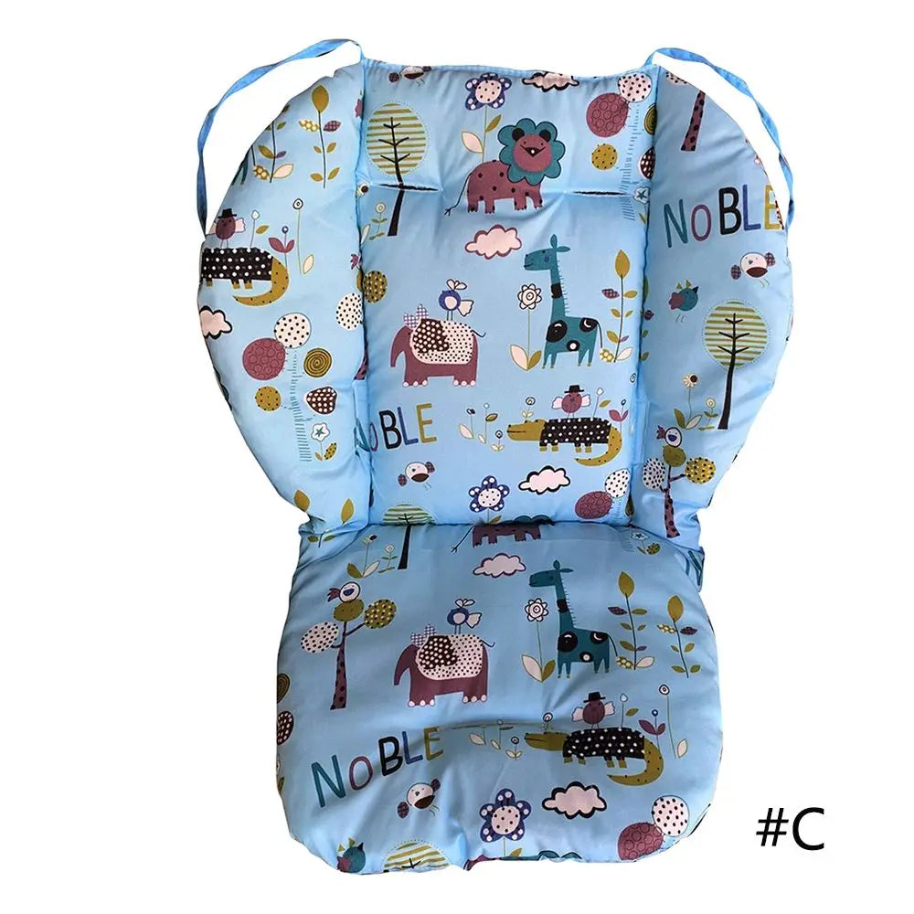 Print Universal Chair Pad Cart Mat Baby Warmer Liner Mat Cotton Stroller Cushion Cotton Mat Stroller Mat Stroller Accessories