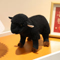 Wholesale Sale Realistic Sheep Plush Toys Soft Stuffed Standing Sheep Doll Pendants Cute Delicate Keychian Pendants Bags Decor