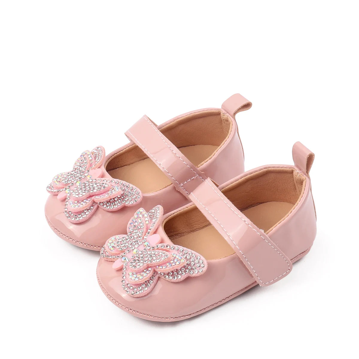 2025 Baby Girls Princess Pre-walking Indoor Outdoor Toddler Shoes With Comfortable TPR Sole and Fashion Design For 0-18M BBW5121