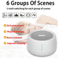 Household Portable Adult Baby Smart White Noise Sleep Machine with 30 Sounds and 36 Levels for Sleep Therapy