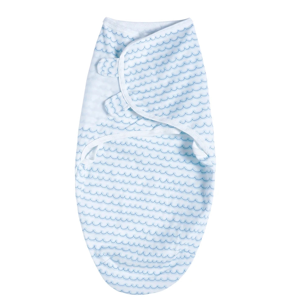 INSULAR Summer Thick 100 Percent Cotton Swaddle Sleep Sack Cocoon Model 1pc For Newborn Breathable Soft