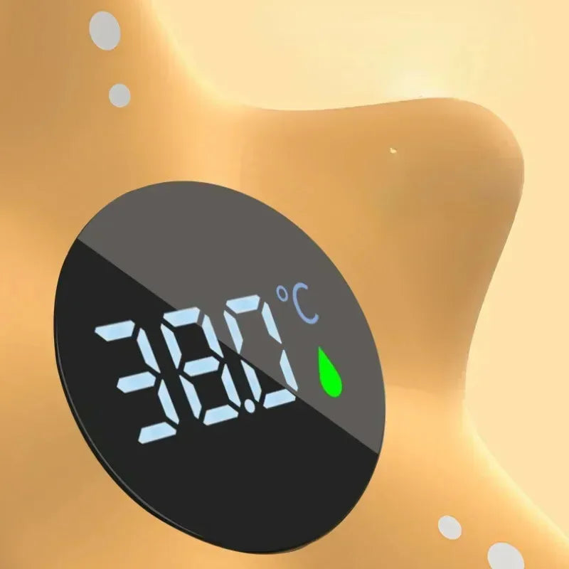 Floating Star Bath Thermometer, LED Display Water Temperature Monitor, Safe Bath Time Toy for Babies & Kids (Newborn Gift)