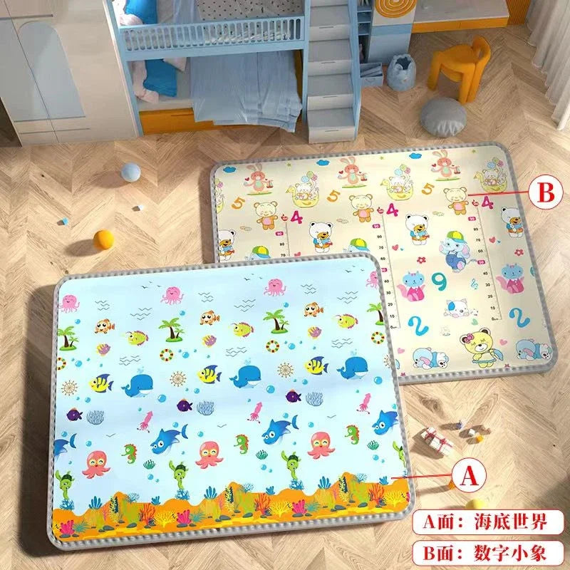 Baby Activity Gym Room Mat Non-toxic Baby Activities Crawling Play Mats Double Sided Pattern EPE Game Mat for Children's Mat Rug