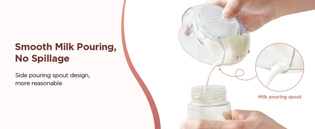 Wearable Electric Breast Pump 3 Modes 12 Levels Silent Leak-Proof Hands Free Breastpump Breastfeeding with 17/19/21/24mm Flange