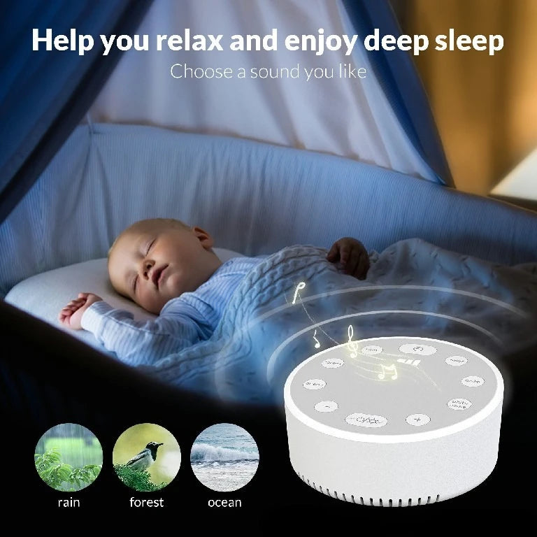 Baby Safety Soothing Portable White Noise Machine White Noise Sleeping Aid Soothing Mood Kids Sleeping Monitors