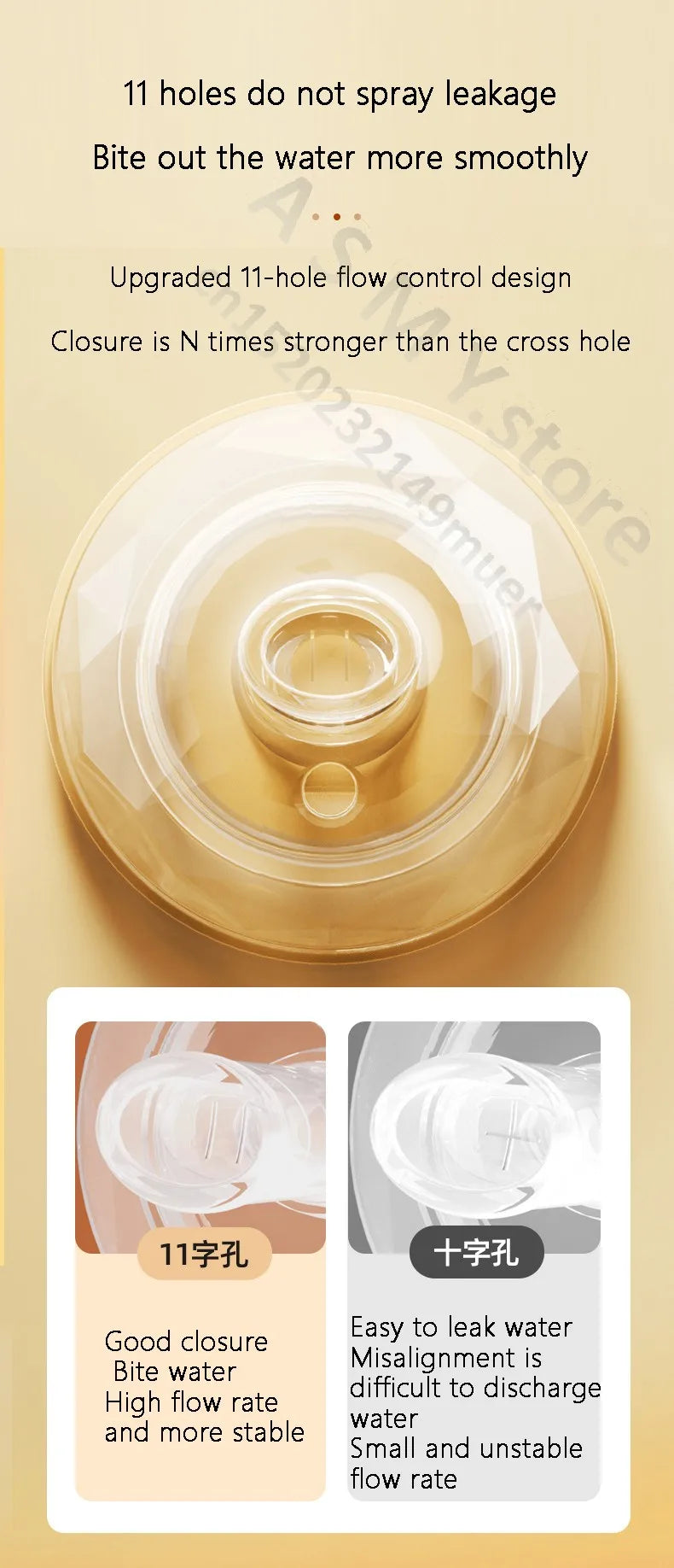 ANPEI for Pigeon 3 Wide Bottle Accessories/Nipple/Handle/Gravity Ball Straw Set
