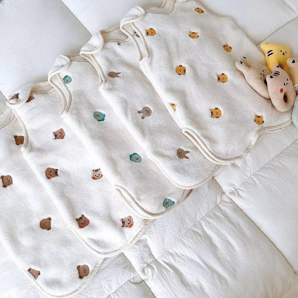 Thickened Baby Sleeping Bag Kick-proof Quilt Autumn and Winter Children's Vest Warm Velvet Sleeping Bags for Newborn Sleep Sack