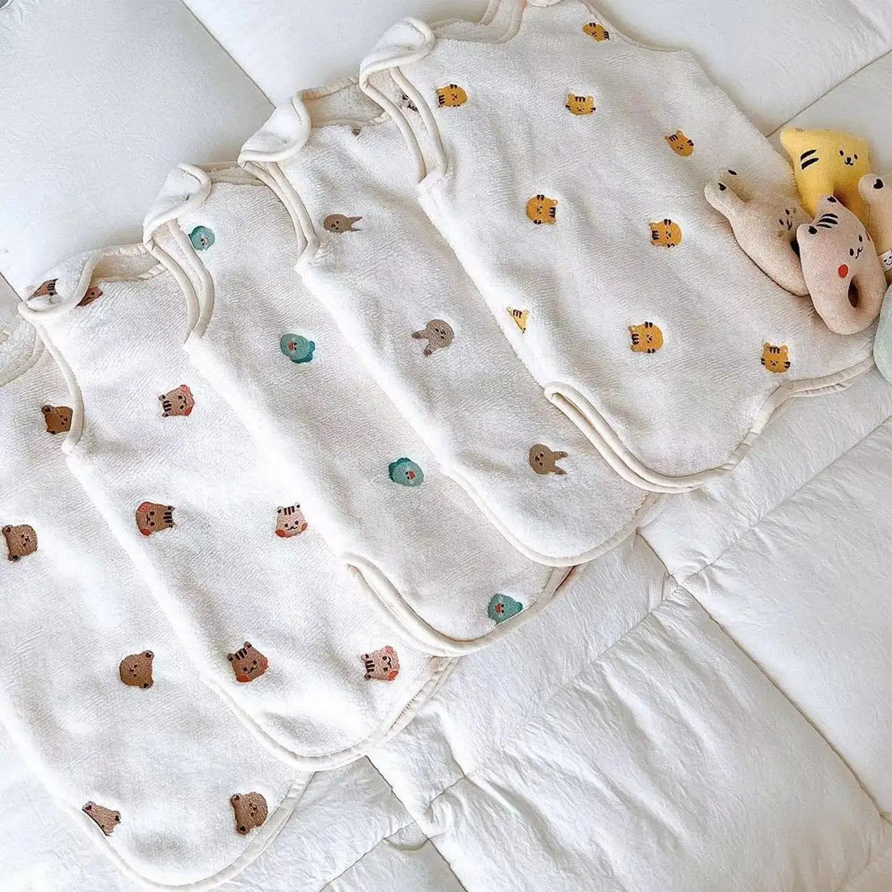 Thickened Baby Sleeping Bag Kick-proof Quilt Autumn and Winter Children's Vest Warm Velvet Sleeping Bags for Newborn Sleep Sack