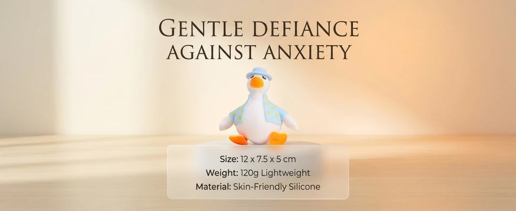 Duck Squishy Toy – Cute Fluffy Duckling Shape, Squeeze to Relieve Stress, Portable Size, Unzip Flower Feature,Fun for All Ages