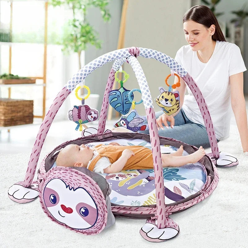 Multifunctional Baby Game Gym Play Mat Climbing Mat Fitness Rack Infant Educational Toys Rug Blanket Ball Pit Activity Pool Gift
