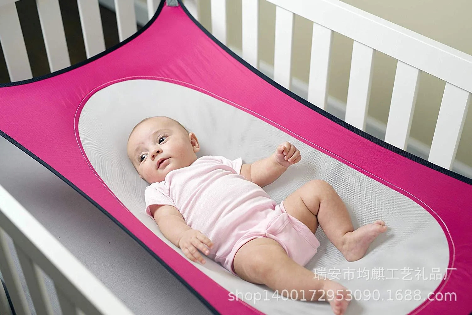 Breathable Baby Sleep Hammock - Removable Crib Swing 105x65cm