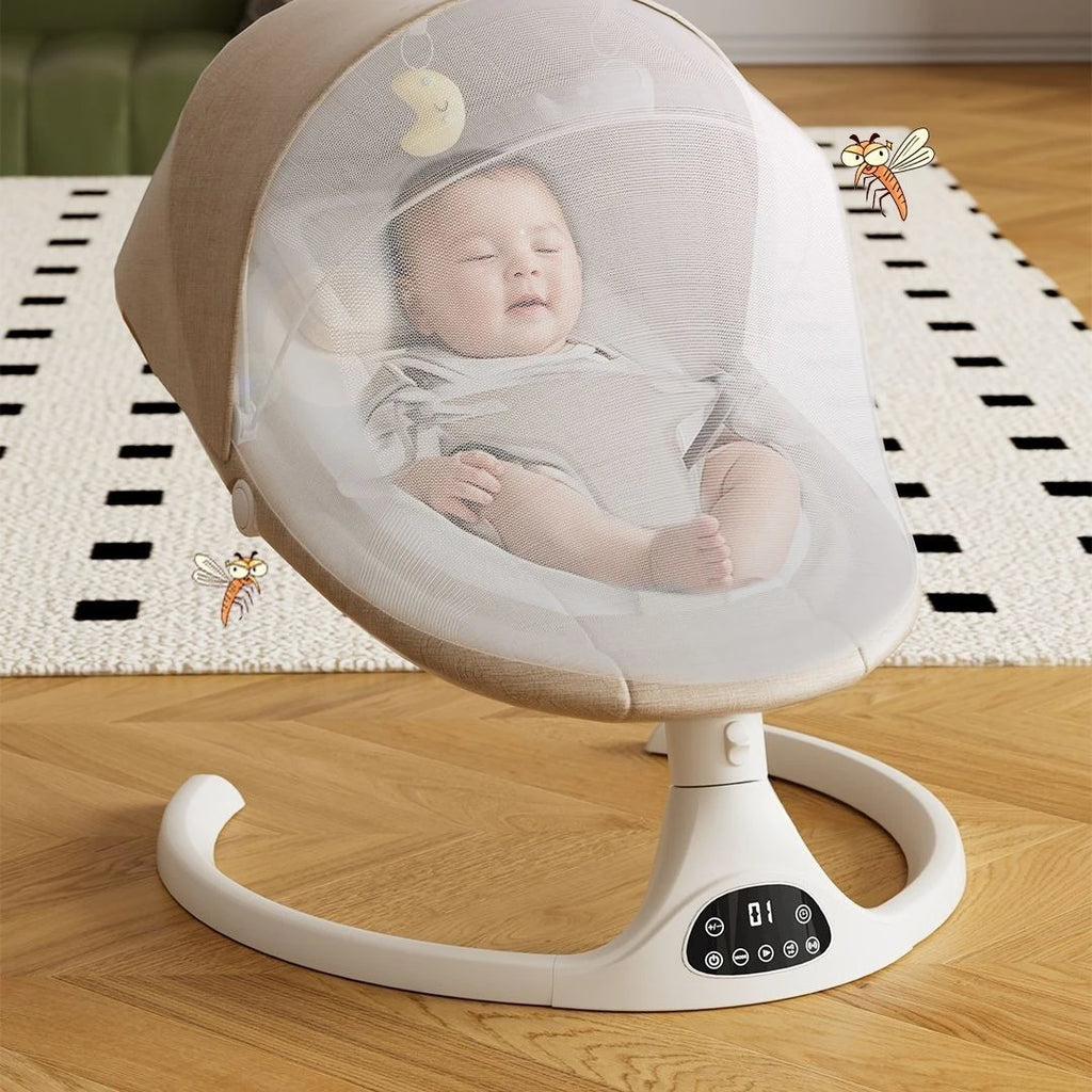 Electric Baby Rocker Swing and Soothing Bassinet with Music