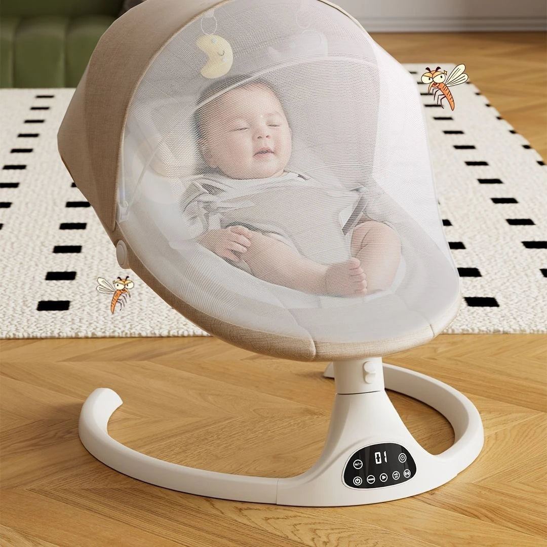 Electric Baby Rocker Swing and Soothing Bassinet with Music